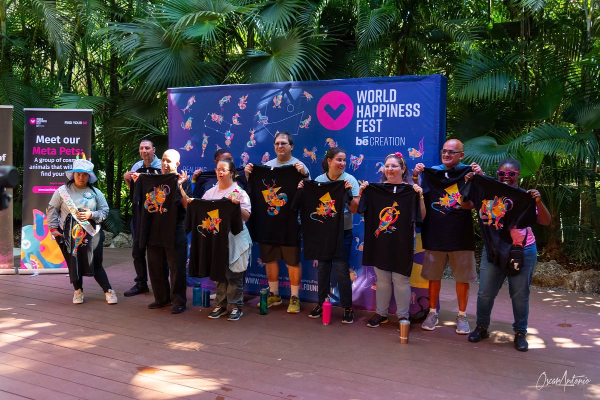 Fest Miami group photo on stage