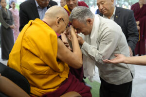 HH Dalai Lama and Luis Miguel Gallardo