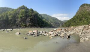 Ganga river in Rishikesh
