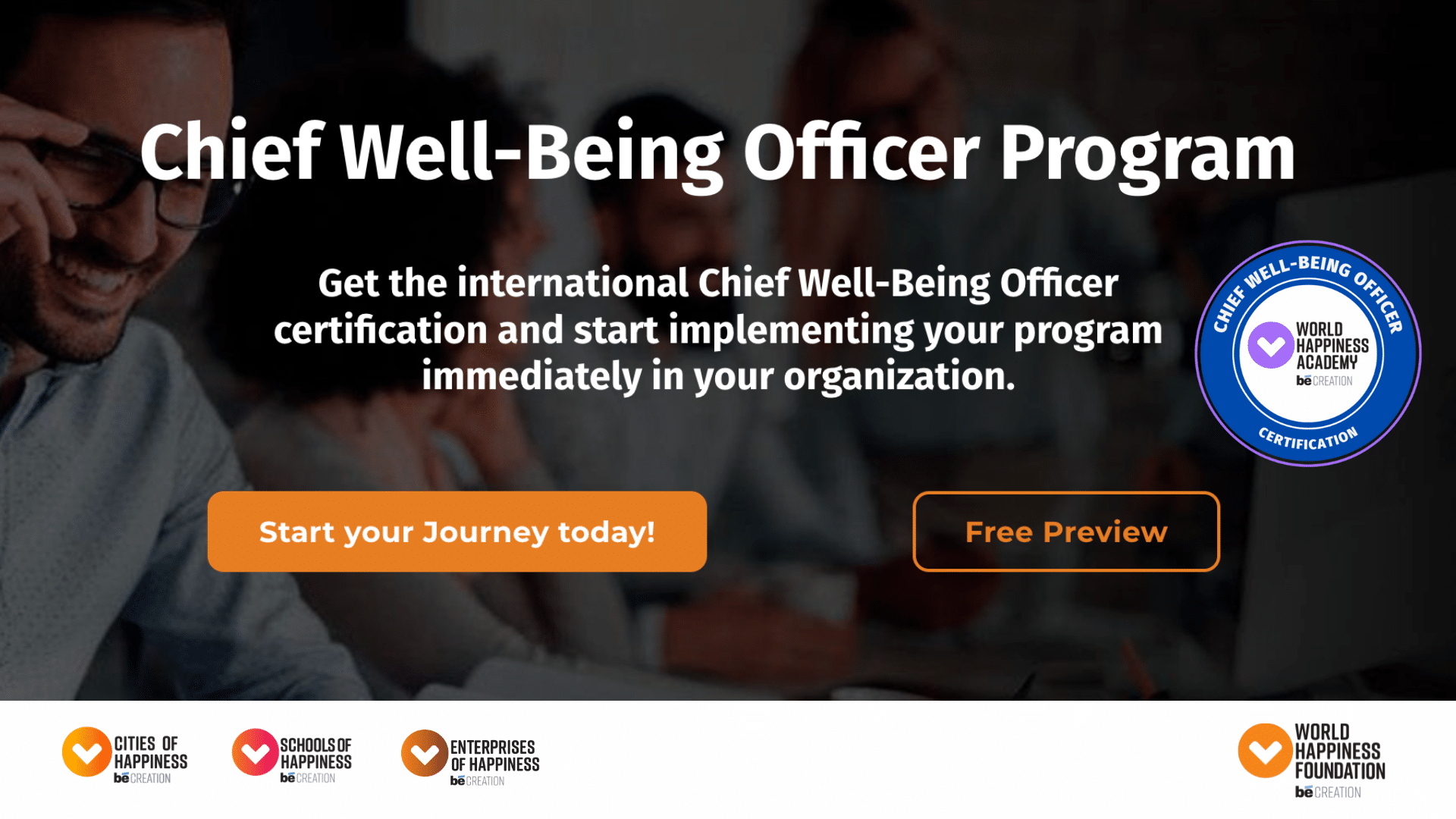 Chief Well-Being Officer Program: Transforming Workplaces and Communities Worldwide