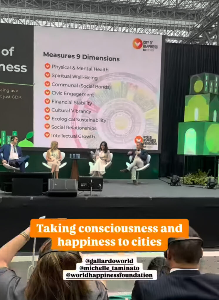 Smart Cities of Happiness. Taking wholebing systemic health to all.