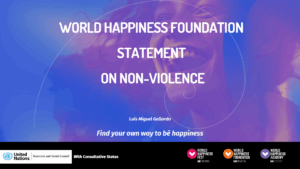 WORLD HAPPINESS FOUNDATION ON NON-VIOLENCE