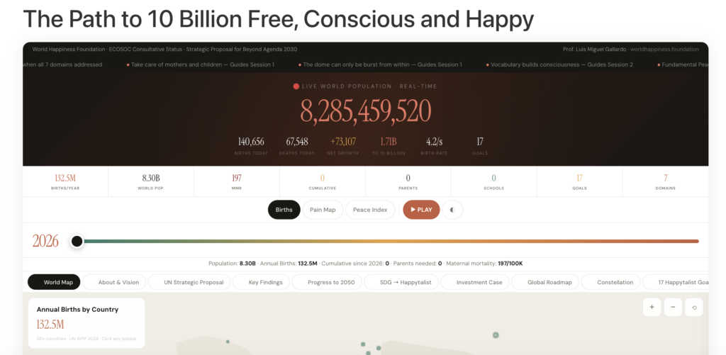 दस अरब स्वतंत्र, जागरूक और खुशहाल लोगों का मार्ग